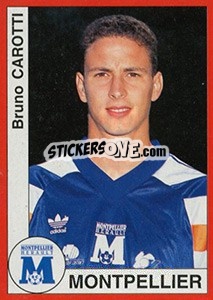 Cromo Bruno Carotti - FOOT 1994-1995 - Panini