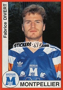 Figurina Fabrice Divert - FOOT 1994-1995 n. 206 - Panini