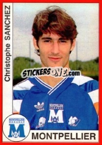 Sticker Christophe Sanchez - FOOT 1994-1995 - Panini