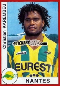 Sticker Christian Karembeu - FOOT 1994-1995 n. 212 - Panini