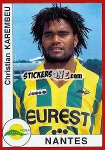 Figurina Christian Karembeu - FOOT 1994-1995 - Panini