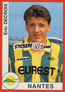 Sticker Eric Decroix - FOOT 1994-1995 - Panini