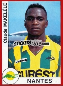 Cromo Claude Makelélé - FOOT 1994-1995 - Panini