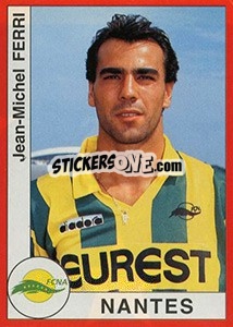 Sticker Jean-Michel Ferri - FOOT 1994-1995 n. 217 - Panini
