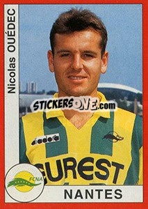 Sticker Nicolas Ouedec - FOOT 1994-1995 n. 219 - Panini
