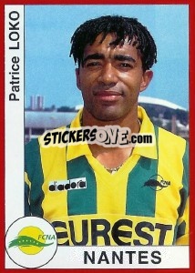 Sticker Patrice Loko - FOOT 1994-1995 - Panini