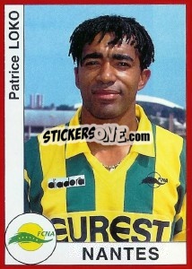 Sticker Patrice Loko - FOOT 1994-1995 n. 220 - Panini