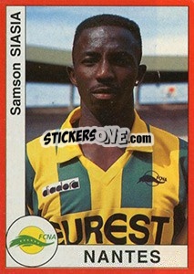 Sticker Samson Siasia - FOOT 1994-1995 - Panini