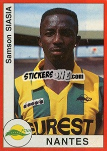 Figurina Samson Siasia - FOOT 1994-1995 - Panini