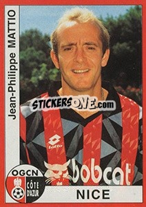 Sticker Jean-Philippe Mattio - FOOT 1994-1995 - Panini