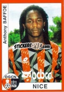 Cromo Anthony Baffoe - FOOT 1994-1995 - Panini