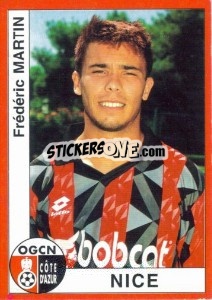 Sticker Frédéric Martin - FOOT 1994-1995 - Panini