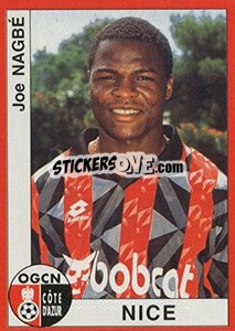 Sticker Joe Nagbé - FOOT 1994-1995 - Panini