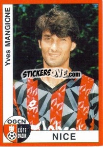 Cromo Yves Mangione - FOOT 1994-1995 - Panini