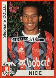 Sticker Stéphane Collet - FOOT 1994-1995 n. 235 - Panini