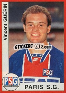 Sticker Vincent Guérin - FOOT 1994-1995 - Panini