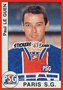 Figurina Paul Le Guen - FOOT 1994-1995 - Panini