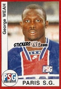 Cromo George Weah - FOOT 1994-1995 - Panini