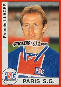 Figurina Francis Llacer - FOOT 1994-1995 - Panini