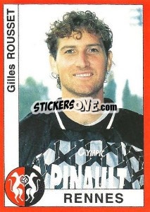 Sticker Gilles Rousset - FOOT 1994-1995 - Panini