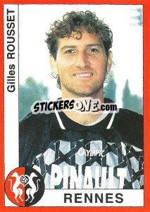 Sticker Gilles Rousset - FOOT 1994-1995 n. 249 - Panini