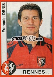 Sticker François Denis - FOOT 1994-1995 - Panini