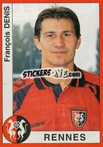 Figurina François Denis - FOOT 1994-1995 - Panini