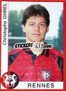 Figurina Christophe Ohrel - FOOT 1994-1995 n. 255 - Panini
