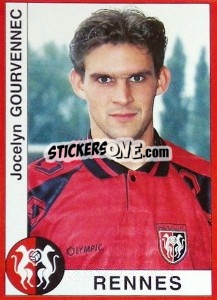 Sticker Jocelyn Gourvennec - FOOT 1994-1995 n. 256 - Panini