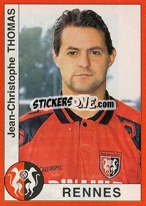 Sticker Jean-Christophe Thomas - FOOT 1994-1995 - Panini