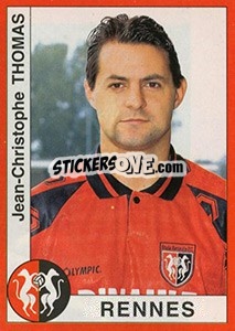 Figurina Jean-Christophe Thomas - FOOT 1994-1995 - Panini