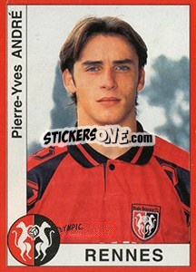 Sticker Pierre-Yves André - FOOT 1994-1995 n. 258 - Panini
