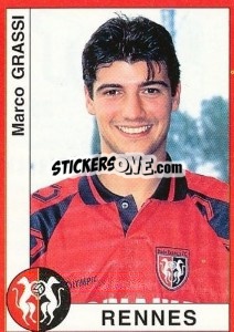 Sticker Marco Grassi - FOOT 1994-1995 - Panini