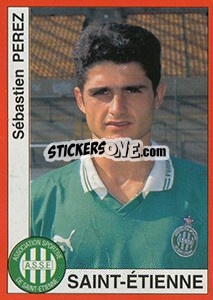 Sticker Sébastien Perez - FOOT 1994-1995 - Panini