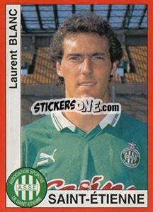 Figurina Laurent Blanc - FOOT 1994-1995 - Panini