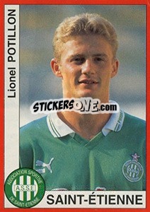 Sticker Lionel Potillon - FOOT 1994-1995 - Panini