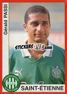 Cromo Gérald Passi - FOOT 1994-1995 - Panini