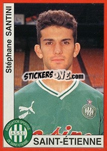 Sticker Stéphane Santini - FOOT 1994-1995 - Panini