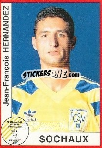 Sticker Jean-François Hernandez - FOOT 1994-1995 - Panini