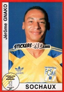 Sticker Jérôme Gnako - FOOT 1994-1995 - Panini