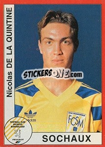 Sticker Nicolas De La Quintine - FOOT 1994-1995 - Panini