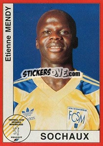 Sticker Etienne Mendy - FOOT 1994-1995 n. 284 - Panini