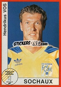 Sticker Hendrikus Vos - FOOT 1994-1995 - Panini