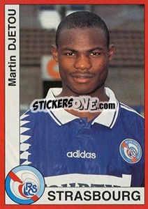 Figurina Martin Djetou - FOOT 1994-1995 - Panini