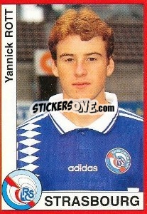 Sticker Yannick Rott - FOOT 1994-1995 - Panini