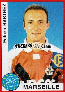 Cromo Fabien Barthez - FOOT 1994-1995 - Panini