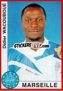 Cromo Didier Wacouboué - FOOT 1994-1995 - Panini
