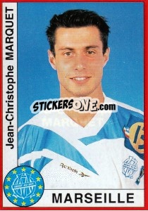 Cromo Jean-Christophe Marquet - FOOT 1994-1995 n. 313 - Panini