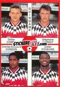 Sticker Didier Combe / Stéphane Carnot / Charles-Edouard Coridon / Didier Otokoré