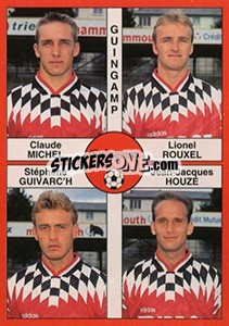 Sticker Claude Michel / Lionel Rouxel / Stéphane Guivarc'h / Jean-Jacques Houze